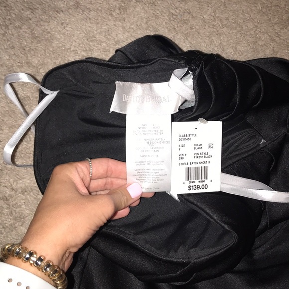 Black bridesmaid dress - Picture 3 of 5